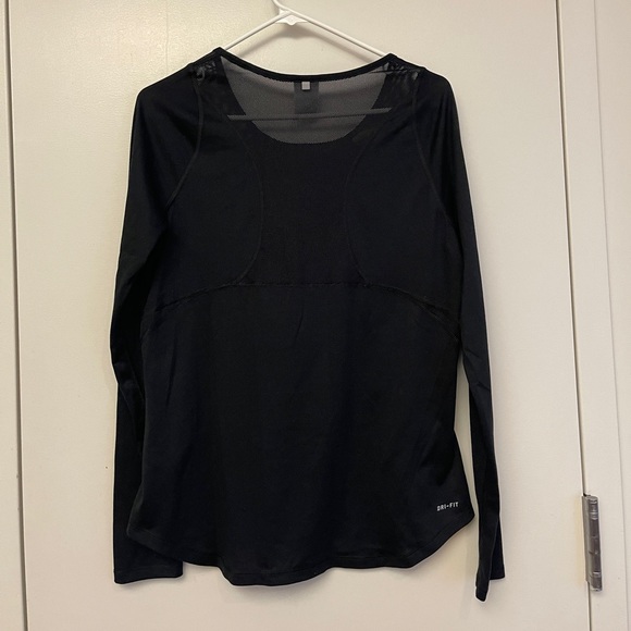 Nike Dri-Fit Running Long Sleeve Shirt Size M - Picture 2 of 7